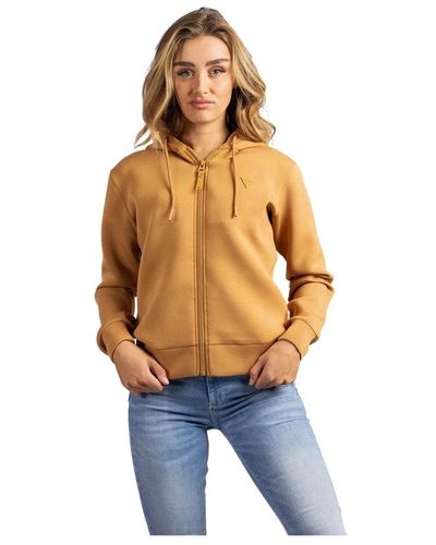 Guess Sweatshirts & hoodies > zip-throughs - Métallisé