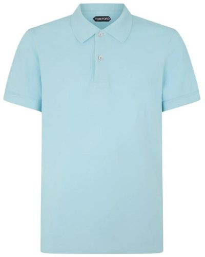Tom Ford Polo Shirts - Blue