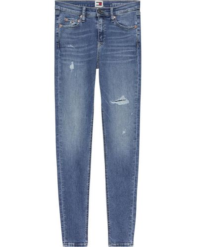 Tommy Hilfiger Jeans skinny in denim elasticizzato blu