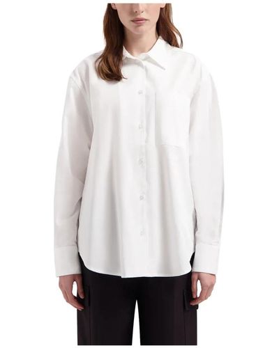 OLAF HUSSEIN Camicia utility - Bianco
