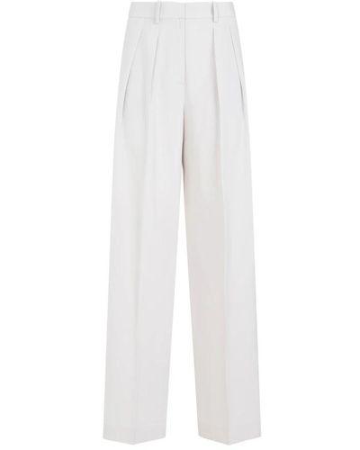 Theory Wide trousers - Blanco