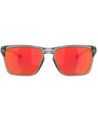 Oakley Transparente graue kissen sonnenbrille - Rot