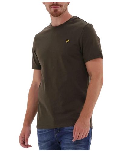 Lyle & Scott Polo & t-shirts einfaches t-shirt - Schwarz