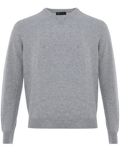 Colombo Round-Neck Knitwear - Gray