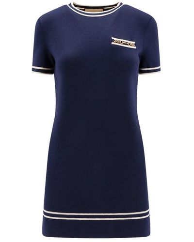 Gucci Knitted Dresses - Blue