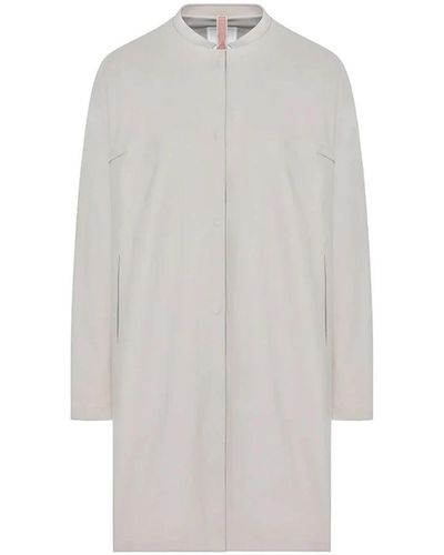 DUNO Single-Breasted Coats - White