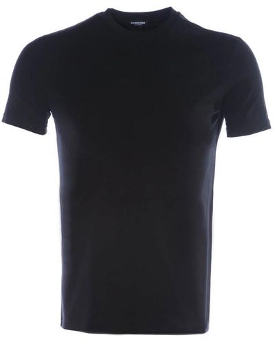 DSquared² Stilvolle 3er-pack basic t-shirts in schwarz