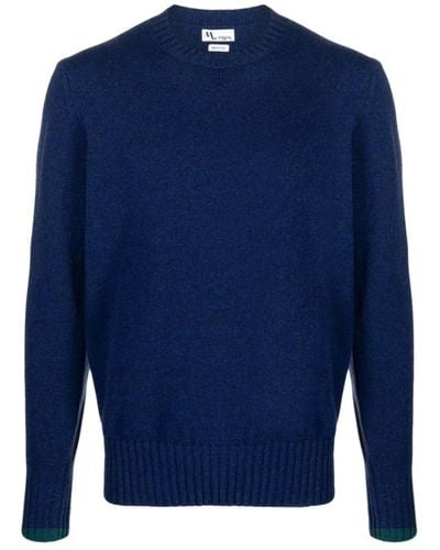 Doppiaa Knitwear > round-neck knitwear - Bleu