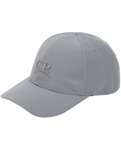 C.P. Company Chrome-r logo urban style hat - Grau
