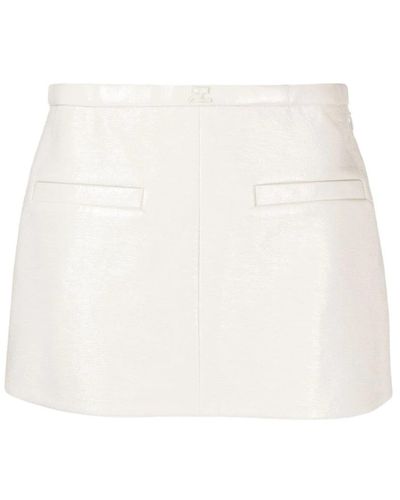 Courreges Short Shorts - White