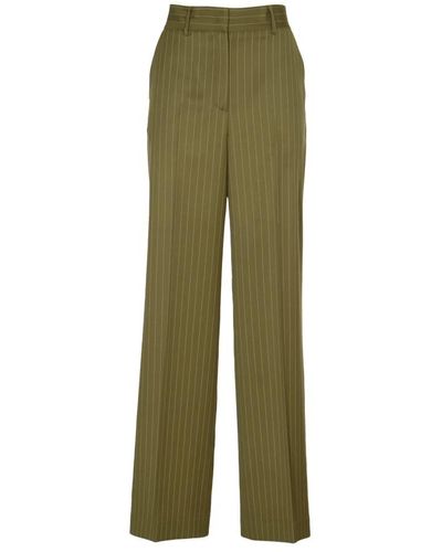 MSGM Trousers > wide trousers - Vert