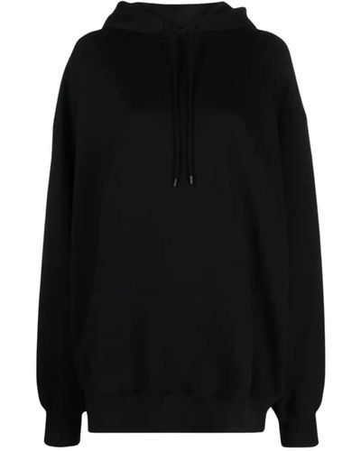 Wardrobe NYC Schwarzes oversized hoodie kleid