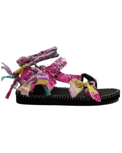 ARIZONA LOVE Velcro bandana sandalen - Pink