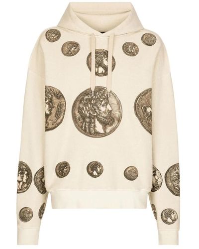 Dolce & Gabbana Pulls et sweats à capuche - Neutre