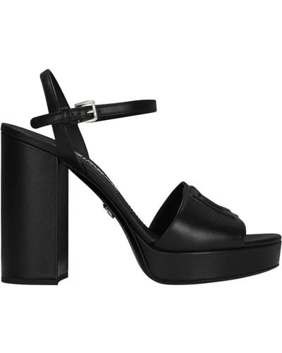 Dolce & Gabbana High Heel Sandals - Black