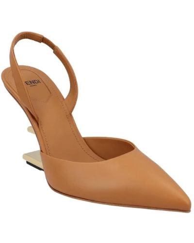 Fendi Court Shoes - Brown