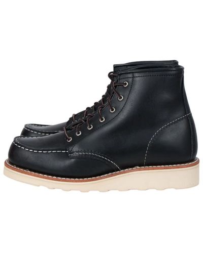 Red Wing Moc teen 3373 zapatos - Negro