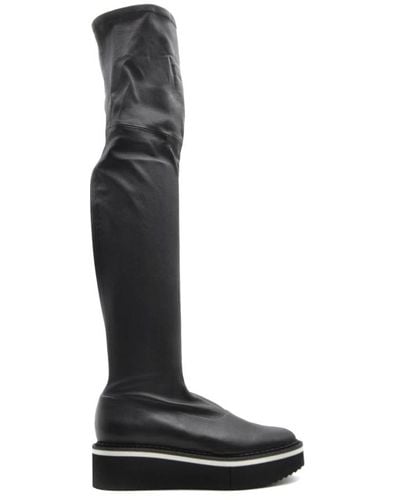 Robert Clergerie Over-Knee Boots - Black