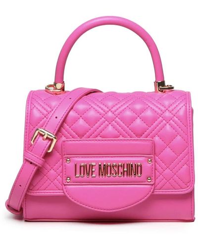 Love Moschino Cross Body Bags - Pink
