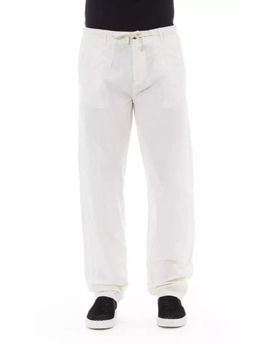 Baldinini Straight Pants - White