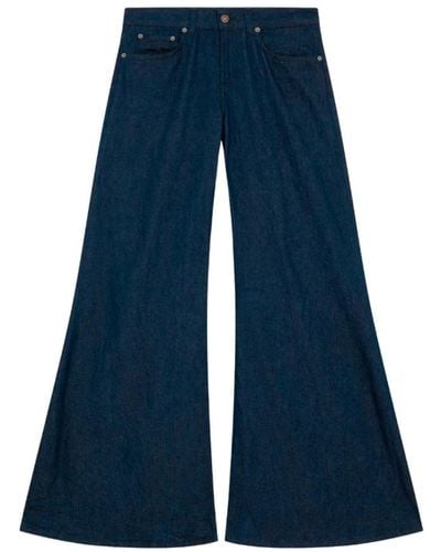 Dondup Wide leg bootcut jeans - Blau