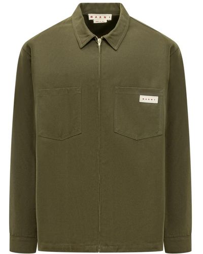 Marni Light jackets - Grün