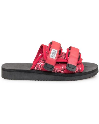 Suicoke Shoes > flip flops & sliders > sliders - Rouge