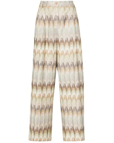 Missoni Wide Trousers - Natural
