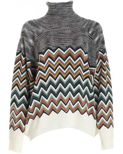 M Missoni Turtlenecks - Black