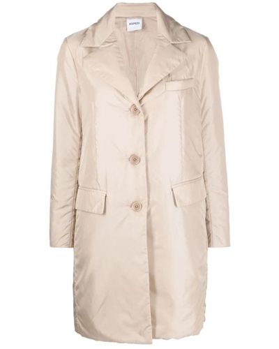 Aspesi Coats > single-breasted coats - Neutre