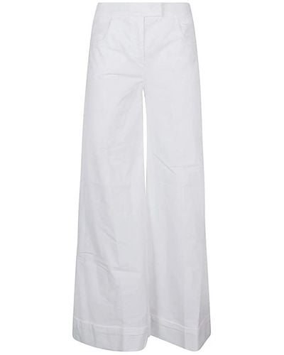 Via Masini 80 Wide trousers - Weiß
