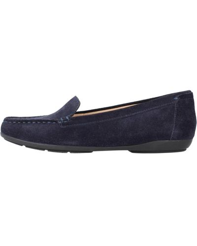 Geox Shoes > flats > loafers - Bleu