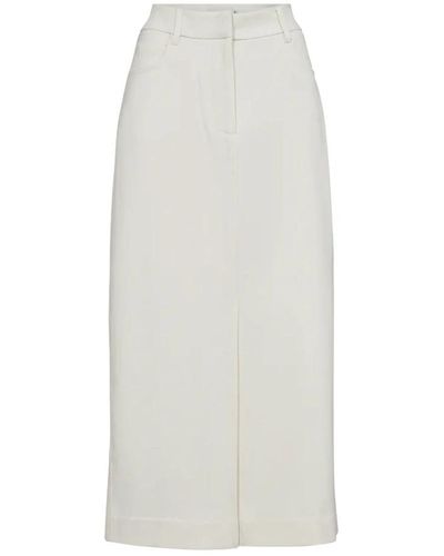 Copenhagen Muse Skirts > midi skirts - Blanc