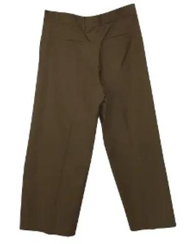Prada Pantaloni usati - Verde