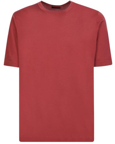 Dell'Oglio Tops > t-shirts - Rouge