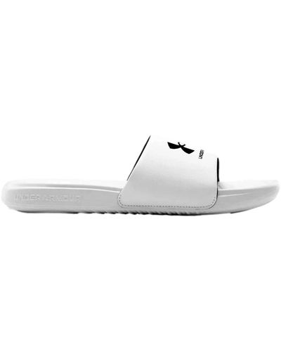 Under Armour Slippers - Wit