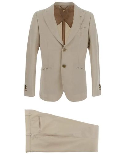 Maurizio Miri Suits > suit sets > single breasted suits - Neutre