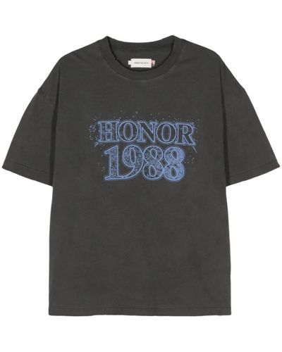 Honor The Gift Logo print crew neck t-shirt - Nero