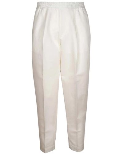 BRIGLIA Slim-fit trousers - Weiß