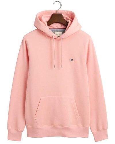 GANT Grafische shield hoodie - Pink
