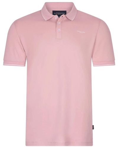 Cavallaro Napoli Polo Shirts - Pink