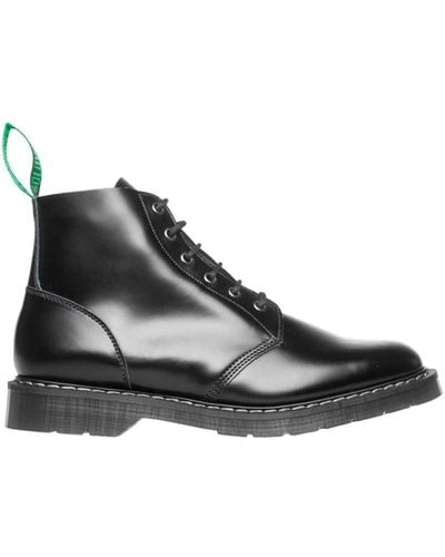 Solovair Lace-Up Boots - Black