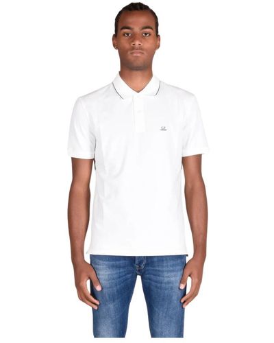 C.P. Company Polo shirt aus baumwollmischung - Weiß