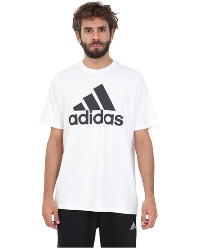 adidas Performance weißes t-shirt mit logo-print