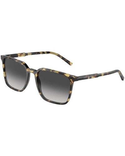 Dolce & Gabbana Mode sonnenbrille graue verlaufslinse - Mettallic