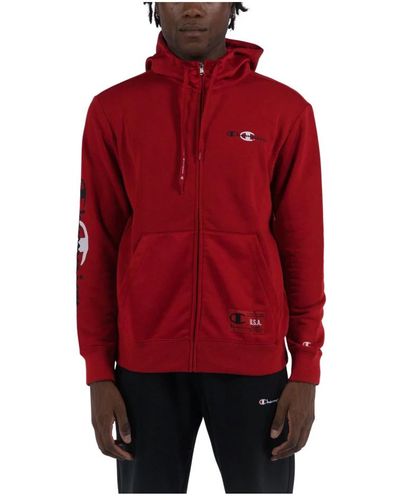 Champion Sweatshirts & hoodies > zip-throughs - Rouge