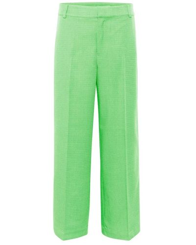 My Essential Wardrobe Trousers > cropped trousers - Vert