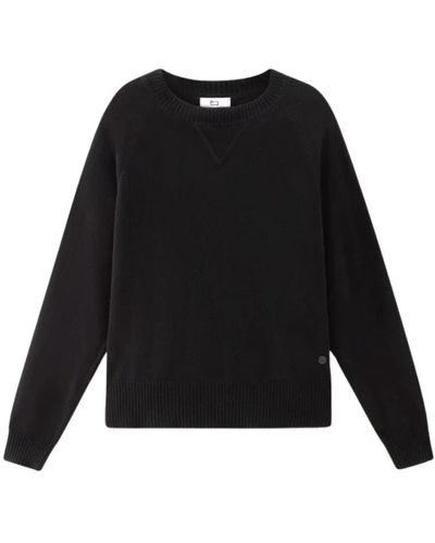Woolrich Knitwear > round-neck knitwear - Noir