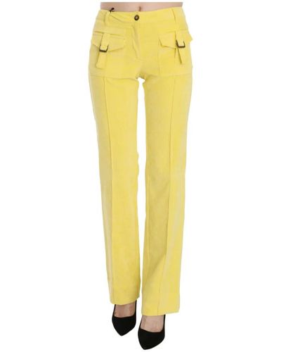 Just Cavalli Wide Trousers - Yellow