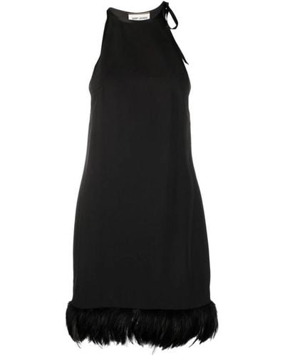 Saint Laurent Short Dresses - Black